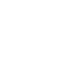 Line art of a man and a small house